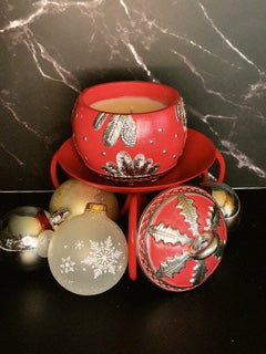 "Candy Cane Lane" Christmas Ornament - Pine Needles 7 oz.