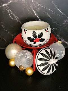 "Christmas Candy" Christmas Ornament - Holly 6 oz.