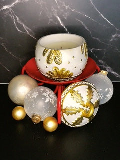 "Pleasantly Pleased" Christmas Ornament - Pine Needles 7 oz.