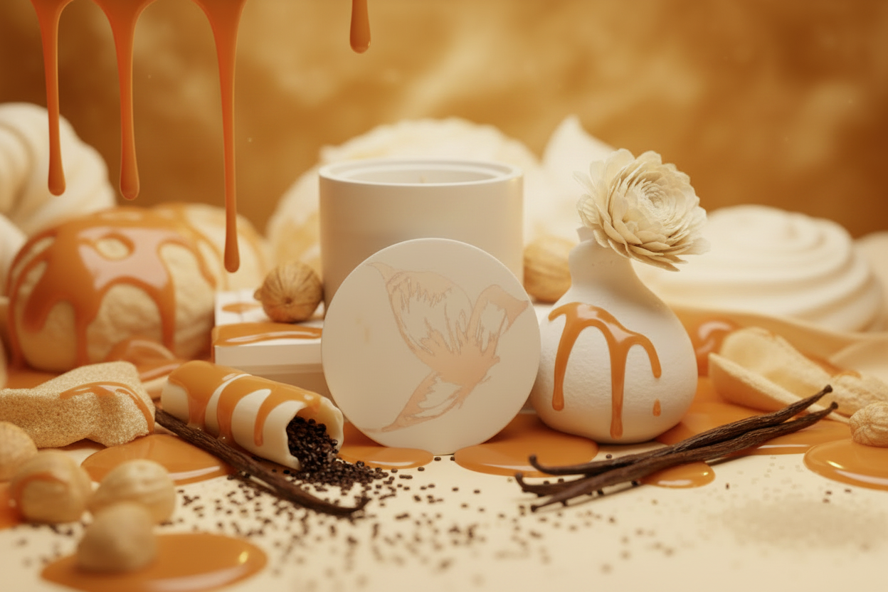 Warm Vanilla Background - No Candles