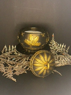 "Ice" Christmas Ornament - Holly 6 oz.
