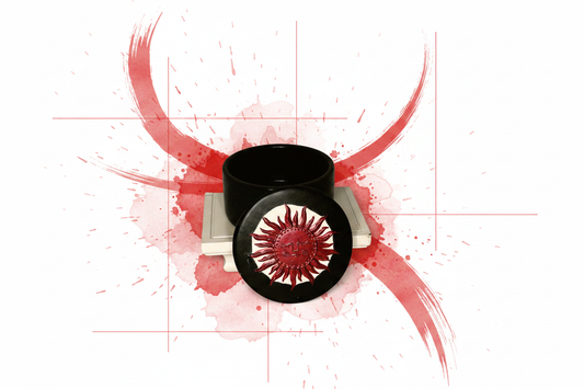 Abstract White & Red Background