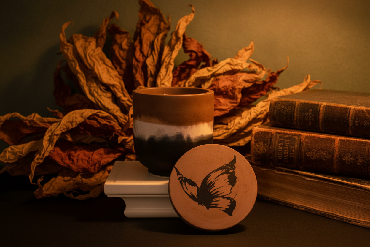 Tobacco and Books Background