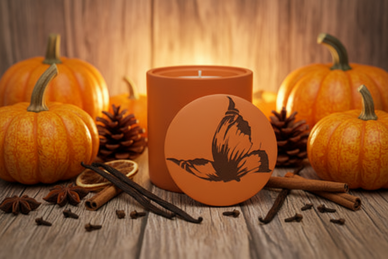 Vanilla Pumpkin Background