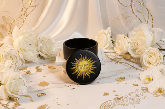 White & Gold Background