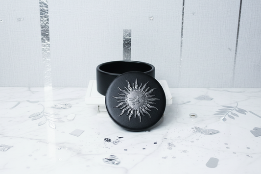 White & Silver Background